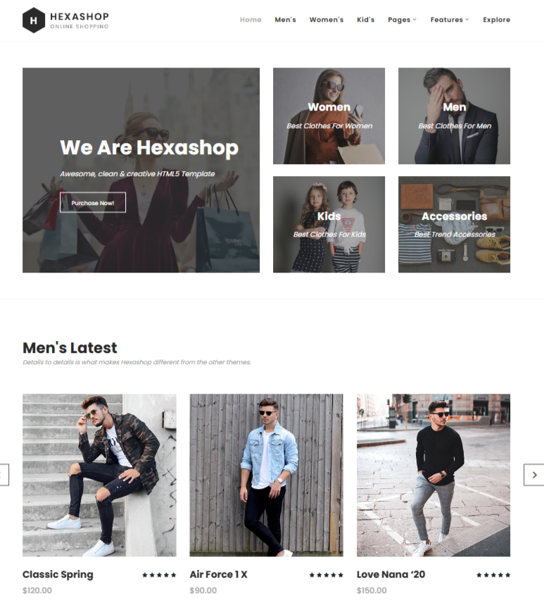 Apparel store
